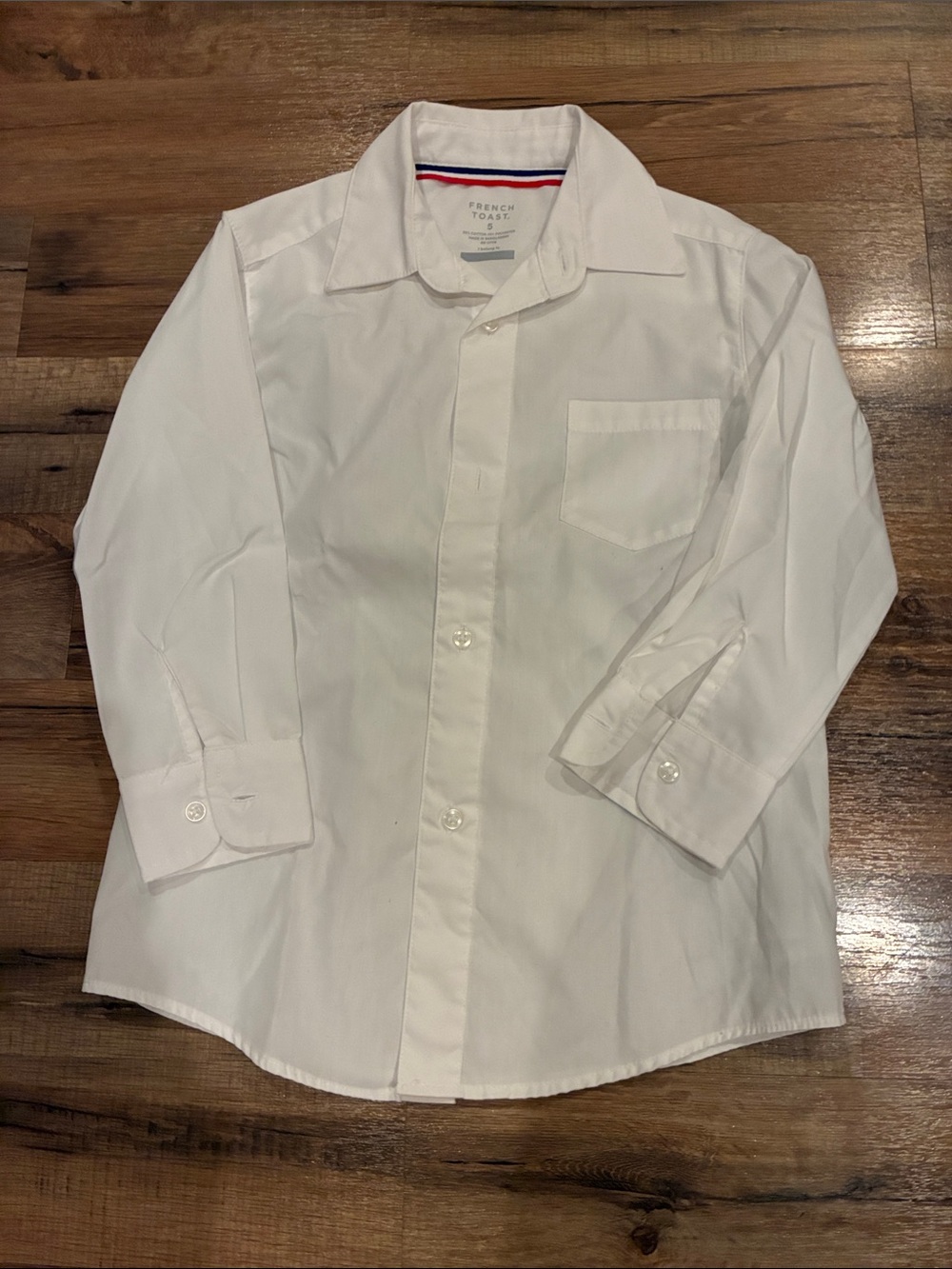 French Toast Boys White Button-Down Dress Shirt